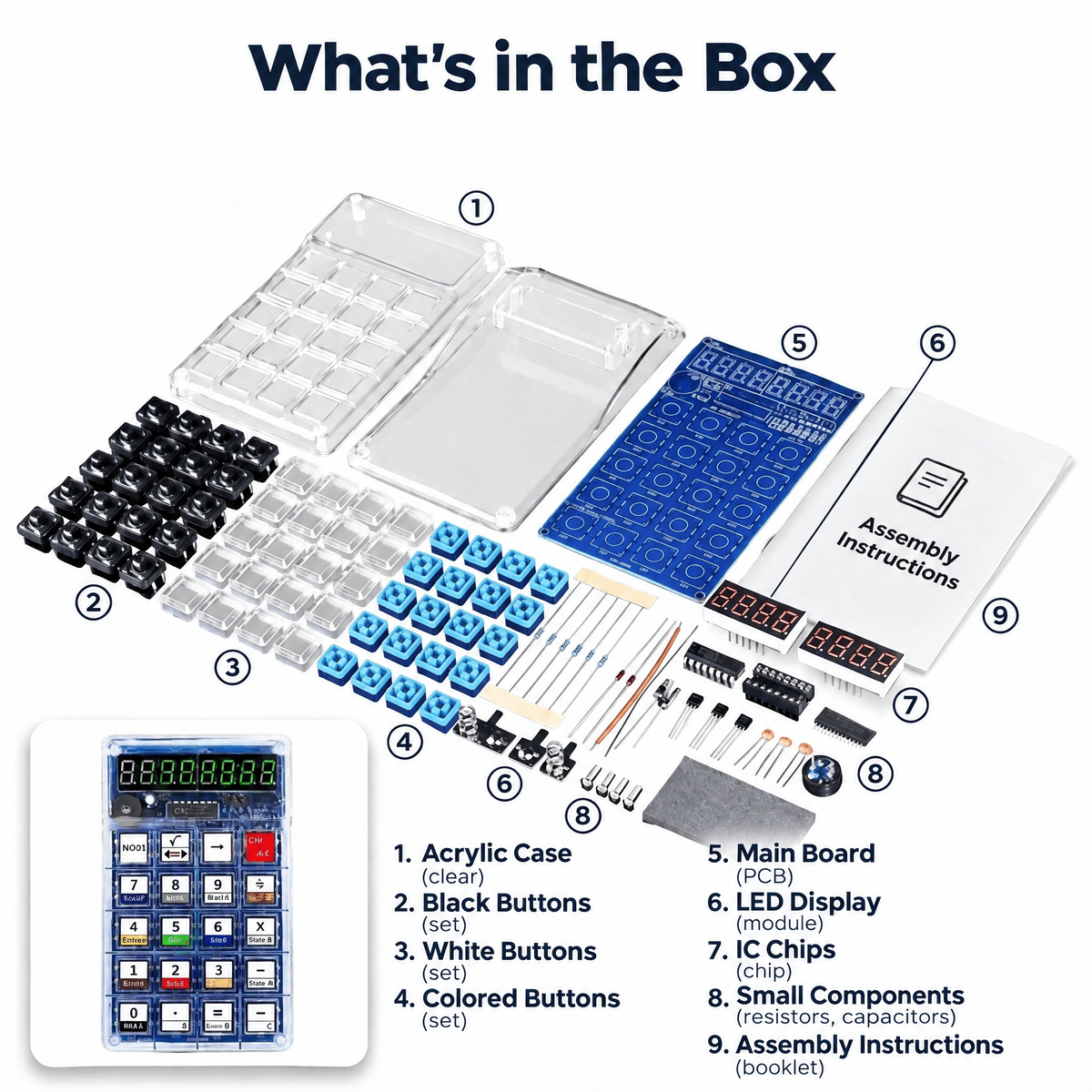 Electronic Calculator DIY